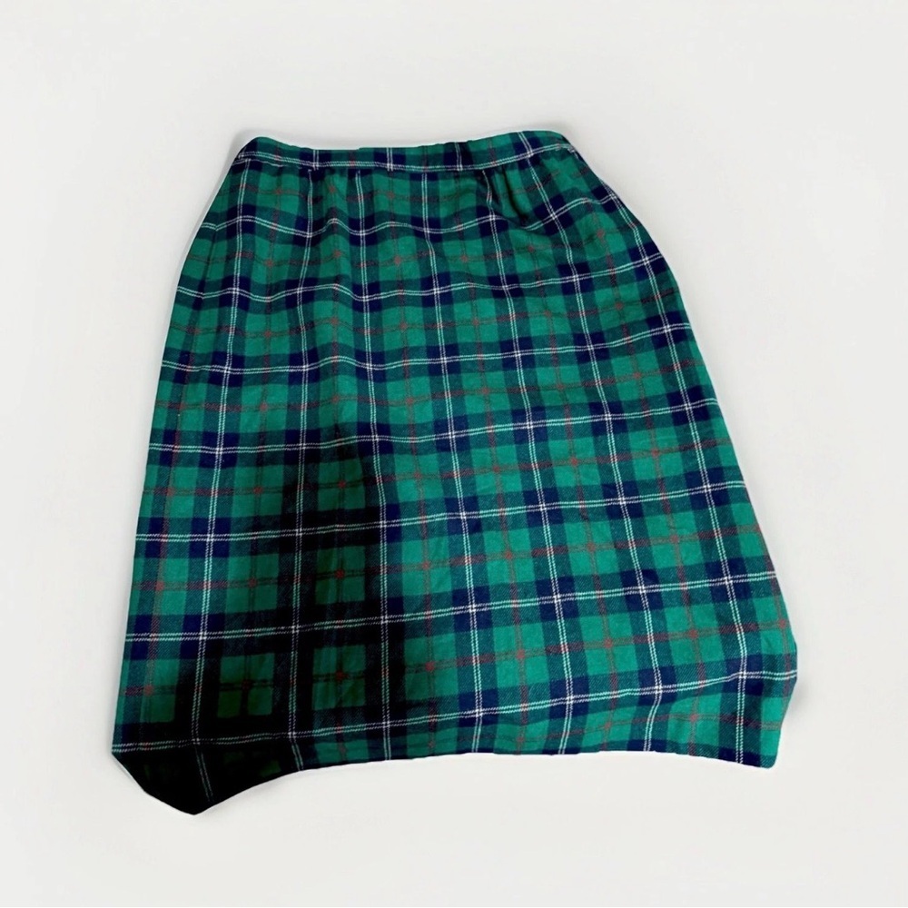 Pendleton Wool Skirt 16 Plaid A-Line Preppy Classic USA Vintage